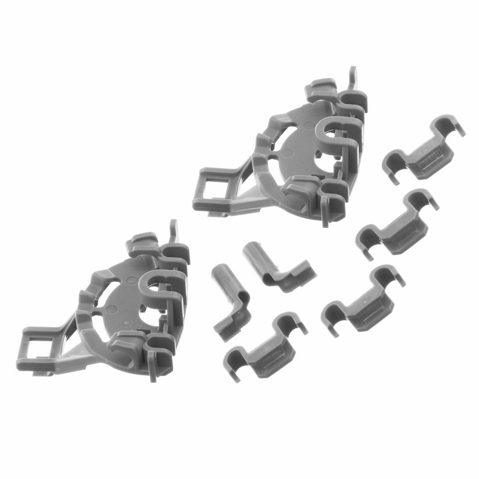 Lower Basket Bearing Kit Clips for Bosch, Neff Siemens Dishwasher