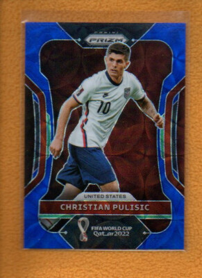 Christian Pulisic 2022 Prizm World Cup Prizms Choice Blue 201 /135