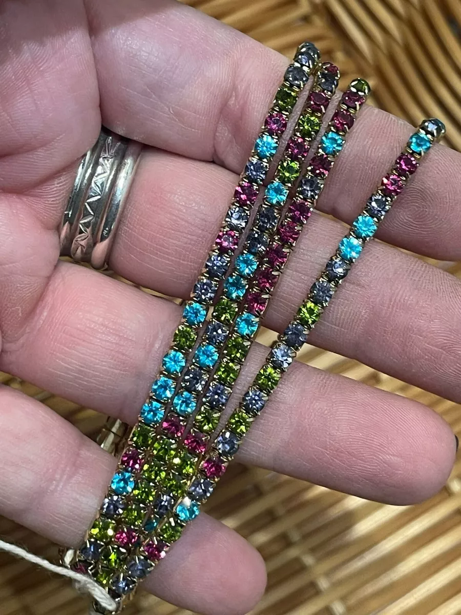 Rhinestone stretch bracelets cheap sale