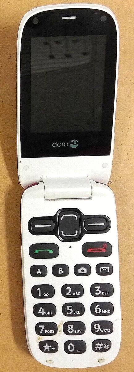 Doro♡5 Doro PhoneEasy 626 - Red ( Consumer Cellular ) Flip Phone