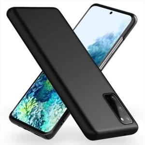 Pour Samsung Galaxy S20 Couverture de téléphone de gel en caoutchouc résistant aux chocs en silicone liquide