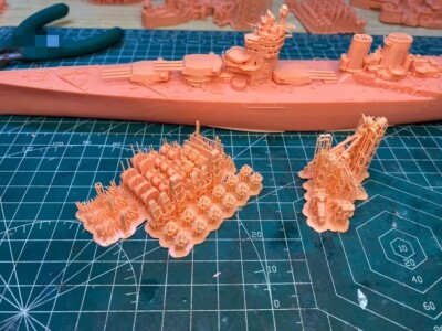 3D Printed 1/700 British Duncan-class Battleship Unpainted Model Kit NEW