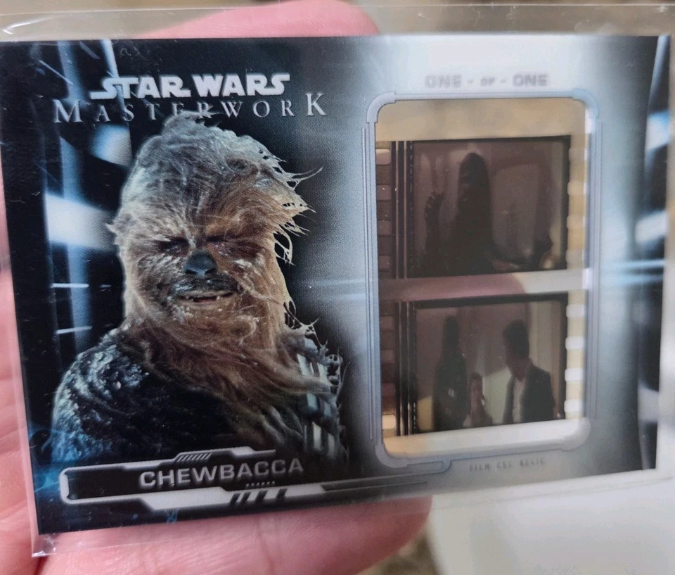 Topps Star Wars Masterwork Chewbacca Film Cel Relic From Star Wars Trilogy 1/1 - Image 3 of 4