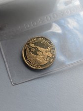 1991 1/10 ounce California gold coin with the seal of California