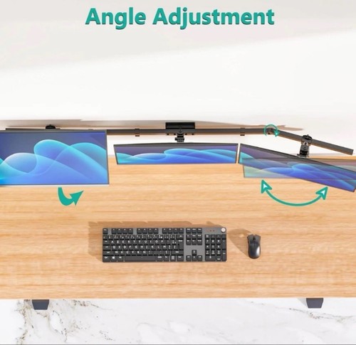 Triple Monitor Wall Mount for 17 to 32 Inch, Computer Monitor Arm for 3 Screens - Picture 6 of 10