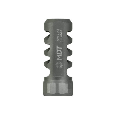 MDT Hunt Muzzle Brake 30 Cal Standard Titanium 5/8x24 Black 109154-RTI