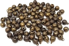 Honbay 100pcs 6mm Fashion Bronze Jingle Bell/Small Bell/Mini Small, 
