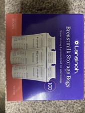 Lansinoh Breastmilk Storage Bags Zipper Strong  Durable 6 Oz Pack of 100 