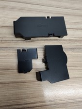 Full Set Official Nintendo GameCube Serial Port 1 2 Hi Speed Port Covers - Black