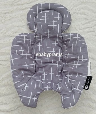 4moms  Mamaroo Schaukel Neugeboreneneinsatz - Grau / Plüsch