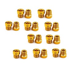 For Holley Carburetor Gas Main Jets Assortment Kit 50-59 14-32 2 Each 20 Packbx