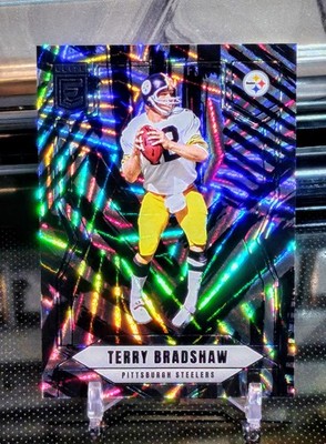 2025 Donruss Elite Terry Bradshaw RAZZLE DAZZLE Case Hit Black Rainbow SSP #7