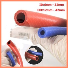 Red / Blue Silicone Braided Hose Tube Reinforced - Water Oil Fuel High Temp 300  