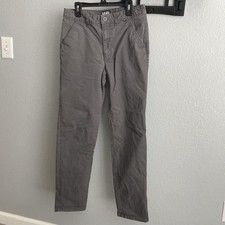 Vans Gray Casual Pants, Boys Size 18