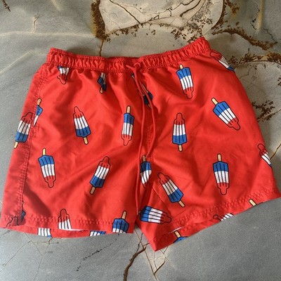 Men's Large Festive Swim Shorts / Bathing Suits / 3 Pairs