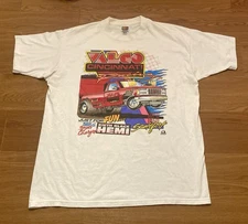 RARE VTG 1997 Valco Cincinnati Racing Kieth Black Hemi Single Stitch T-Shirt XL