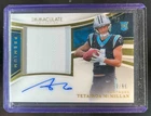 2025 Immaculate Tetairoa McMillan Premium Patch Rookie Auto #/99 Panthers