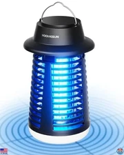 Bug Zapper Outdoor, 4200V High Powered Electric Mosquito Zapper Fly Killer, 15W