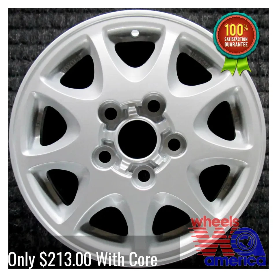 Wheel Rim Toyota Camry 14 1992-1996 4261106090 Painted OEM Factory OE 69296 - Image 2 of 4