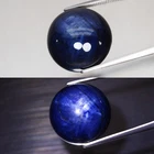 Big!30.75ct Round Cabochon 16.3mm Natural Unheated Blue 6 Rays Star Sapphire✨