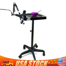 Salon Rolling Tray Cart Wheel Hairdressing Tool Hair Stylist Storage Trolley NEW