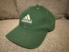   RARE Vintage Y2K ADIDAS Logo Green Classic Baseball Hat Cap MADE IN TAIWAN OS