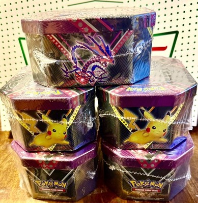 Pokemon TCG V Powers Eternatus V Tin NEW FACTORY SEALED