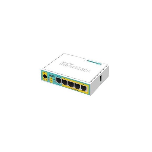 NET ROUTER 10/100M 5PORT HEX/POE LITE RB750UPR2 MIKROTIK New