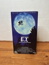 E.T. The Extra Terrestrial VHS 1982 Rare Green Black Tape MCA Vintage