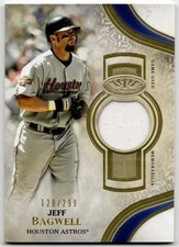 2021 Topps Tier One Relics #T1RJB Jeff Bagwell Game Used GU Astros 128/299