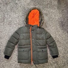 Boys Toddler Hooded Puffer Jacket Size 5 Members Mark