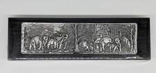 Chopsticks Set Of 4 with Rest and Box Elephants Handmade NEW