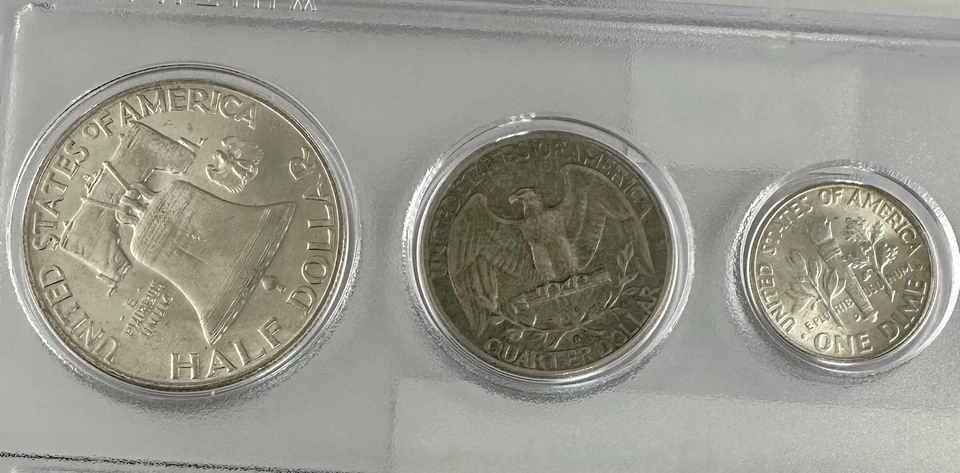 1949-D Mint 5-Coin Year Set – AU/BU – 90% Silver – Denver Mint Set #3 - Image 4 of 4