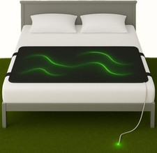 Therapy EMF Grounding Mats Conductive Carbon Leatherette Pad for Better Sleep US