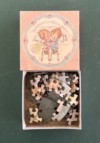 vintage 1972 Hallmark Springbok Betsey Clark mini puzzle Friendship 60+ pcs