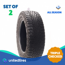 Set Of 2 Used 27560r20 Goodyear Wrangler Ultra Terrain At 115s - 732