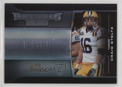 2008 Playoff Prestige Prestigious Picks Silver /50 Craig Steltz Rookie RC n1u