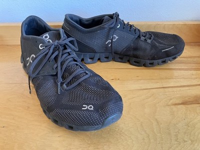 On CloudTec Men's Black Sneakers Size 10.5/44.5  Swiss Engineering Comfort Shoes