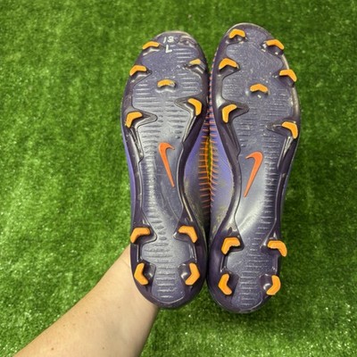 Nike Mercurial Vapor Xl FG PRO Purple/Orange Soccer Cleats  display picture 2
