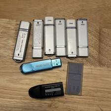 Lot Of 8 USB Flash Drives W/ Sandisk 32gb SD CARD Used
