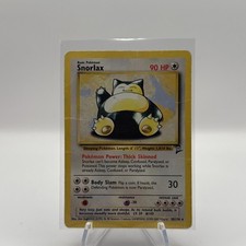 Snorlax Base Set 2 30/130 Rare Pokémon Card Used Normal on eBay