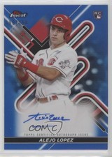 2022 Topps Finest Blue Refractor 96/150 Alejo Lopez #FA-AL Auto 18wr