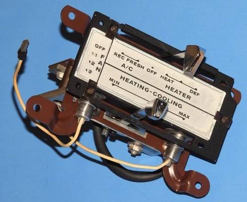 1964-66 Ford Thunderbird OEM A/C Heater Temperature Control Unit - RESTORED