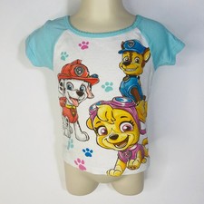 Nickelodeon Paw Patrol Spinmaster 3T T-Shirt Girls Boys Blue Skye Chase Marshall