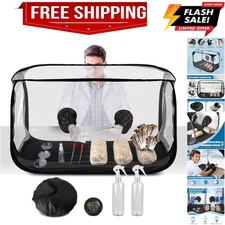 Large Still Air Box Mushroom Grow Tent - 38x20x25 Inch Clean Air Workstation,...