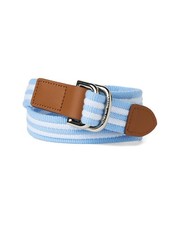 Janie And Jack Striped Belt Blue 4-5