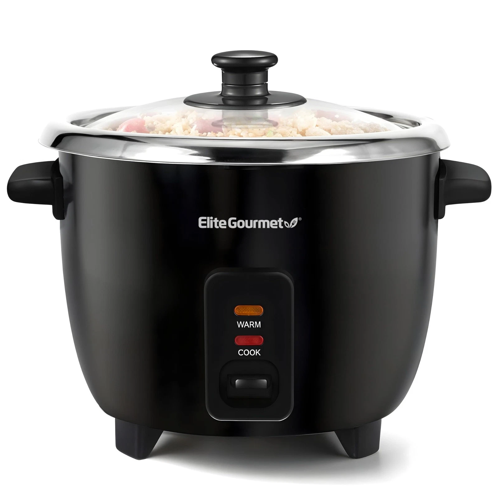 ERC006SS 6-Cup Rice Cooker with Stainless Steel Inner Pot, Makes Soups, Stews...
