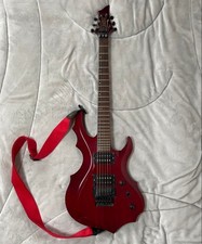 GrassRoots ESP G-FR62 GT STR Electric Guitar Red Ash Body 24 Frets 2019 Rare