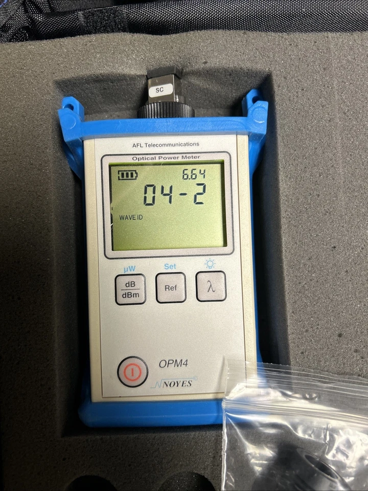 AFL Noyes OPM4 Optical Power Meter w OLS4 Optical Light Source. Siehe Beschreibung - Bild 3 von 4