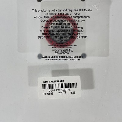 Supreme/MM6 Maison Margiela Skateboard Deck 8.25 X 32 - White